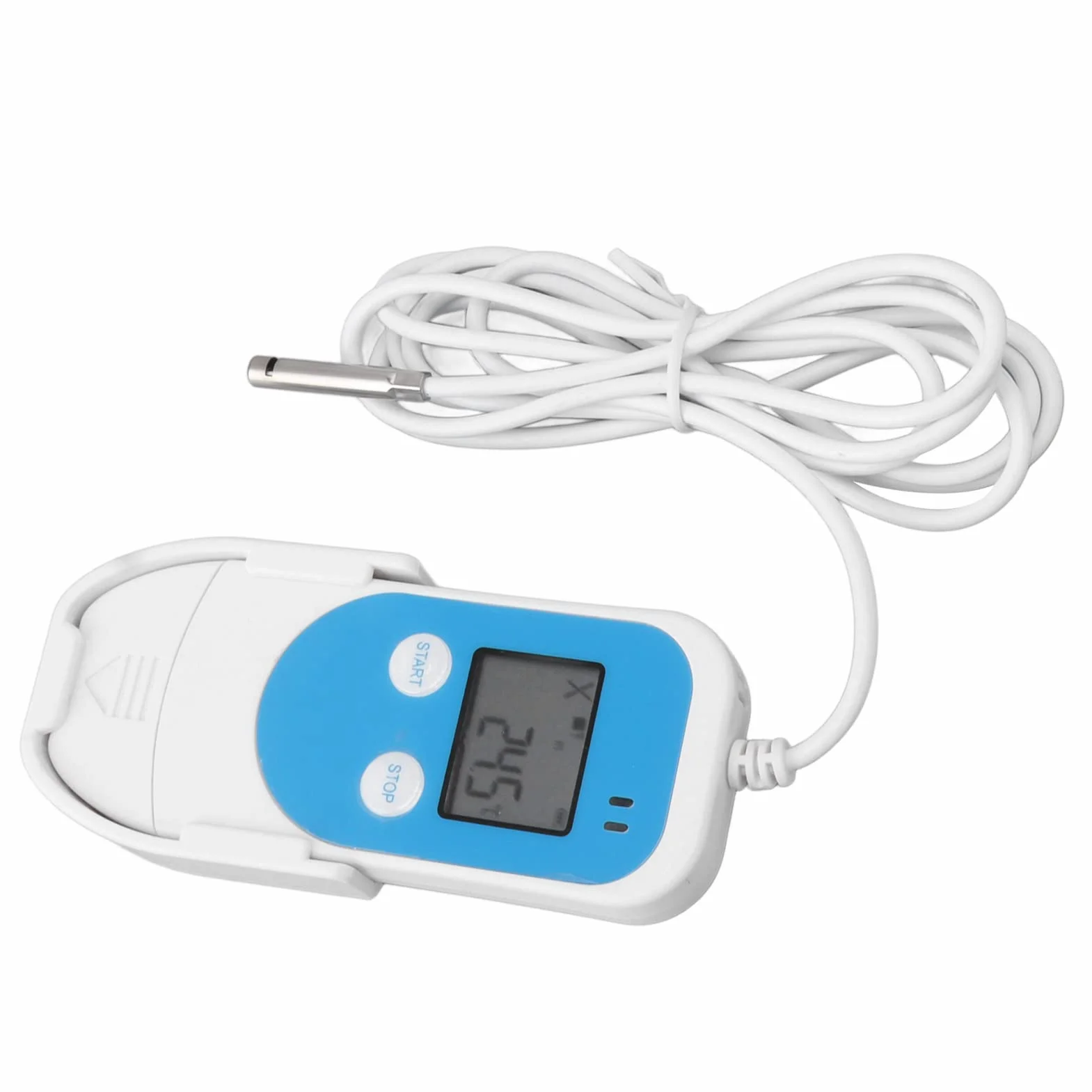 Rejestrator Danych Temperatury i Wilgotności USB, Termometr do Lodówki, Raport PDF