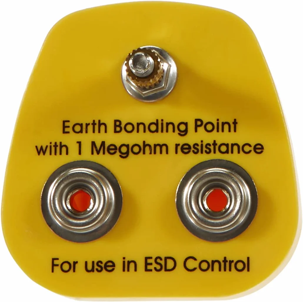 Safeguard EP1240-16 ESD wtyczka uziemiająca 2 mm x 10 mm żółty