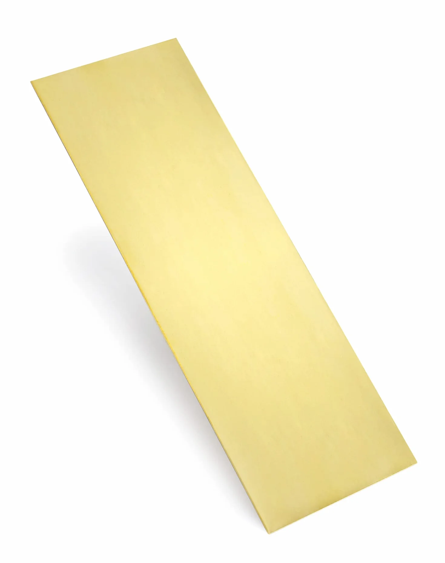 Odporna na korozję blacha mosiężna QWORK H62 (0,5 mm, 100 mm x 300 mm)