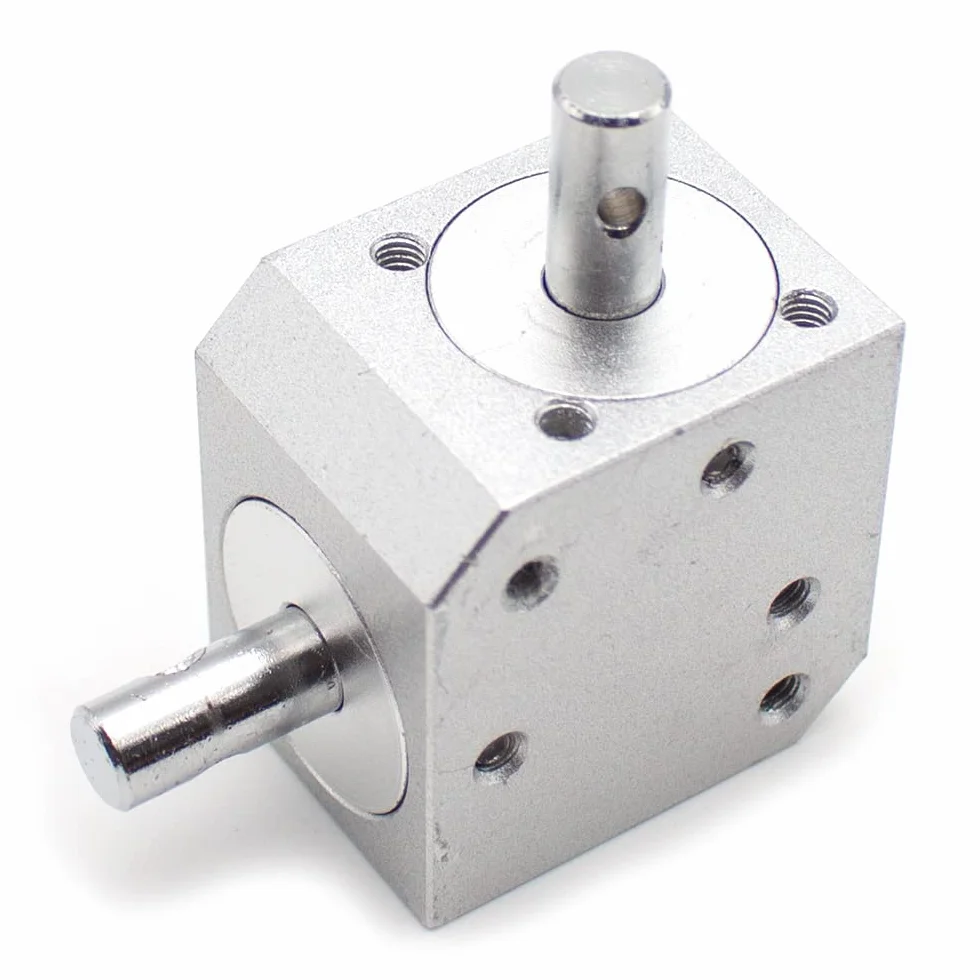 Toplionace Kątowa Przekładnia Stożkowa Mini 1 Moduł 20 Zębów 90° Napęd Kątowy 1:1 Podwójny Wał 8mm