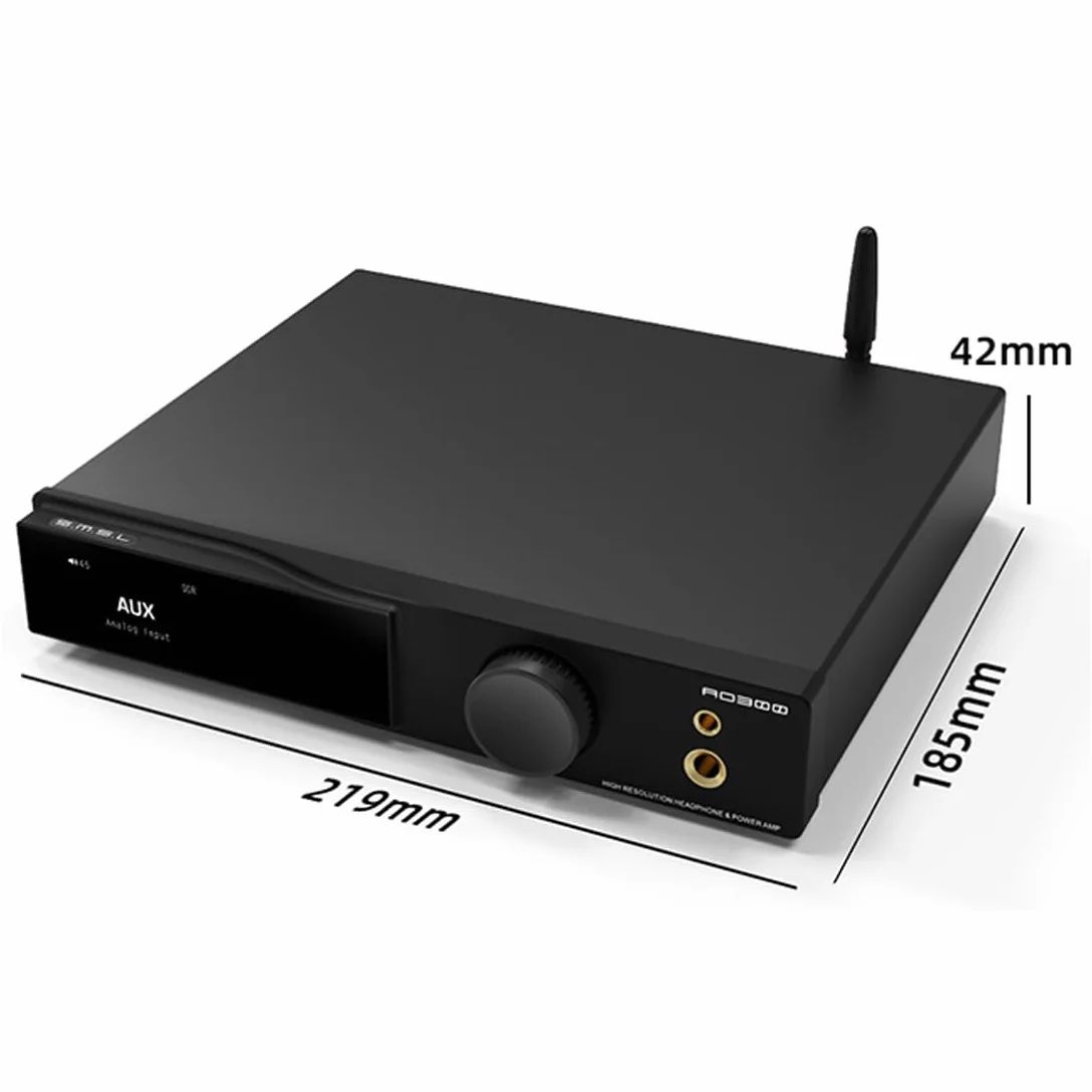 SMSL AO300Pro Power Amplifier DAC Headphone Amp 2.1CH 165Wx2 with MA5332MS IC MQA MQA-CD DAC CS43131 IC 4.4mm/6.35mm 768K/32Bit XMOS XU316 USB/BT5.3/Coax/Opt/RT CA/HDMI(eARC) wzmacniacz wejściowy