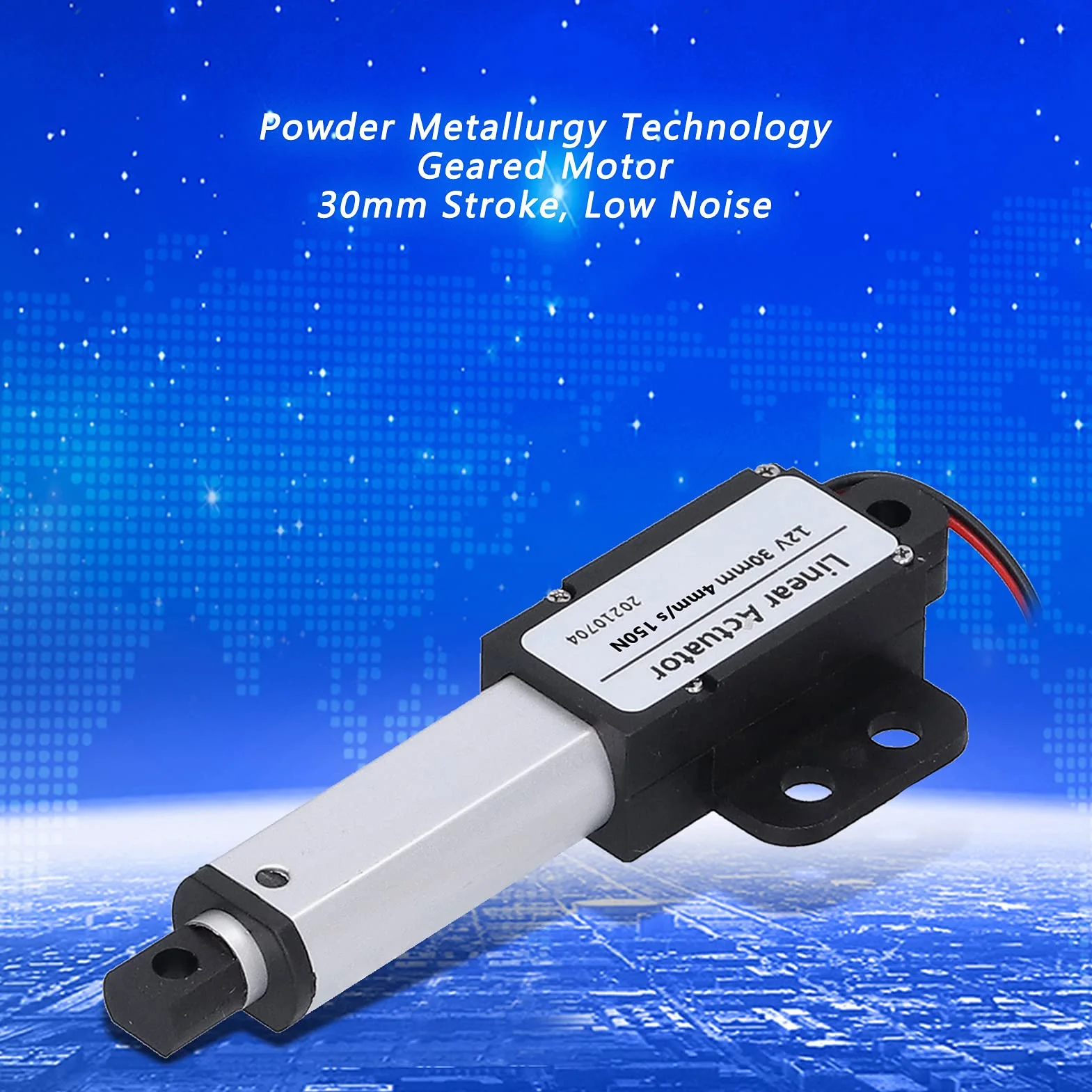 Siłownik Liniowy Mini 30mm DC 12V Elektryczny 150N Ruchu Liniowego Ochrona Przed Zwarciem