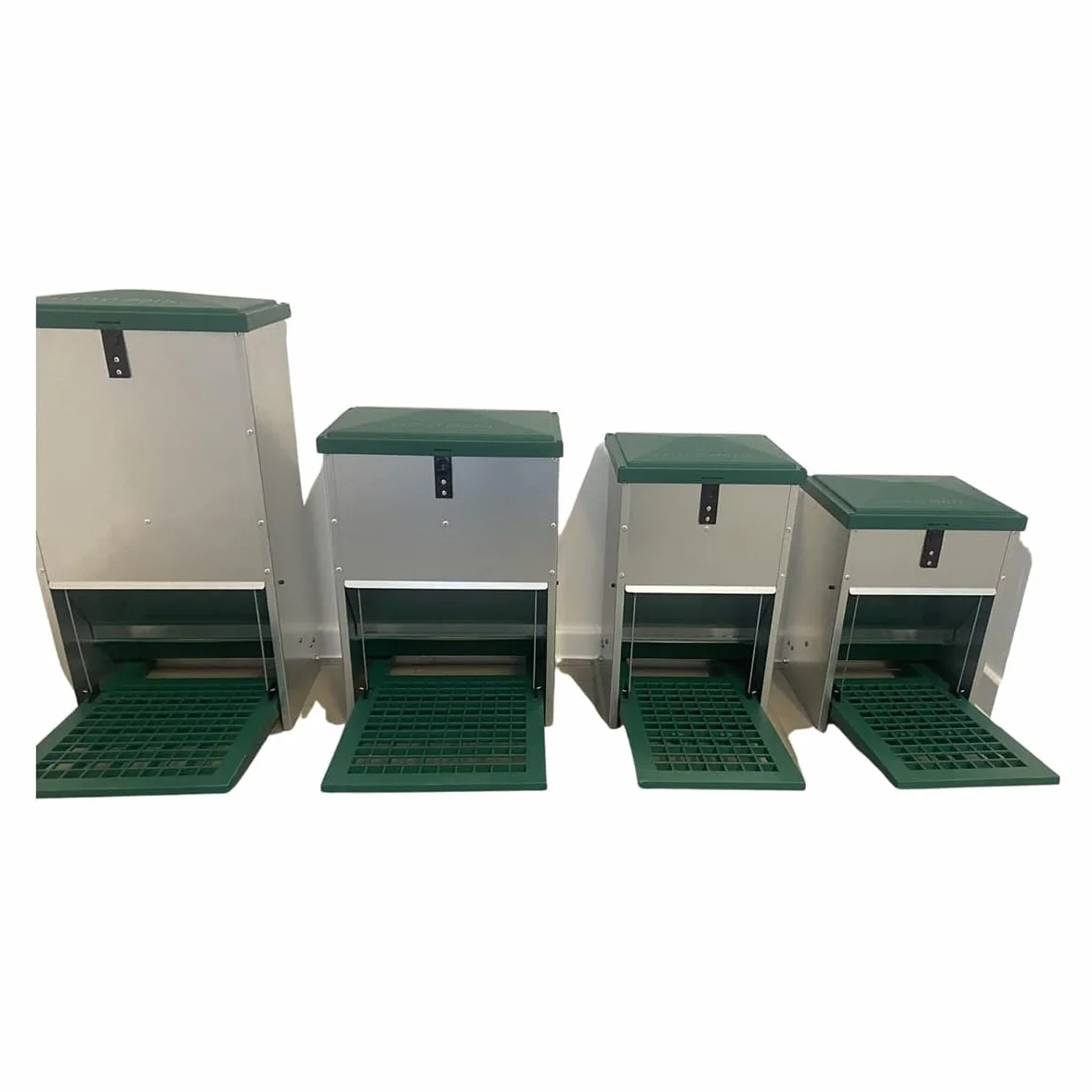 Feedomatic automat do karmy dla drobiu, 5 kg, z płytą do wchodzenia 5 kg, dozownik karmy dla drobiu, koryto dla kur
