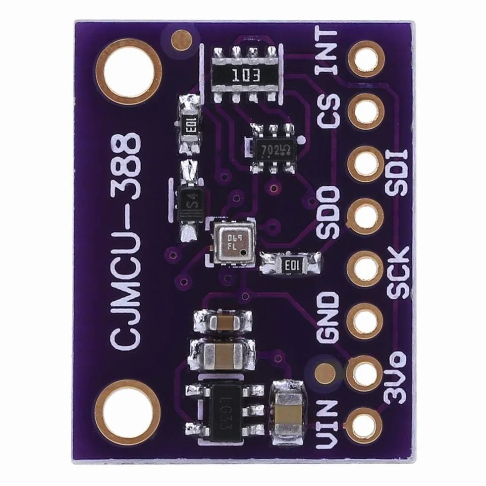 Cyfrowy czujnik ciśnienia powietrza 24-bitowy niski poziom hałasu CJMCU-388 BMP388 Interfejs I2C kompatybilny z Arduino,