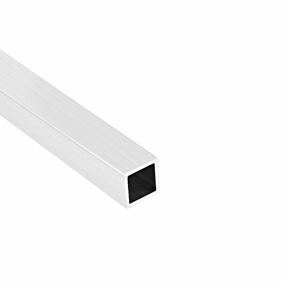 sourcing map 4 sztuki aluminiowych rur czworokątnych 10 x 10 mm aluminiowe rury prostokątne rury profil aluminiowy 1 mm grubość ścianki rura aluminiowa rura kwadratowa aluminiowa prosta rura 200 mm