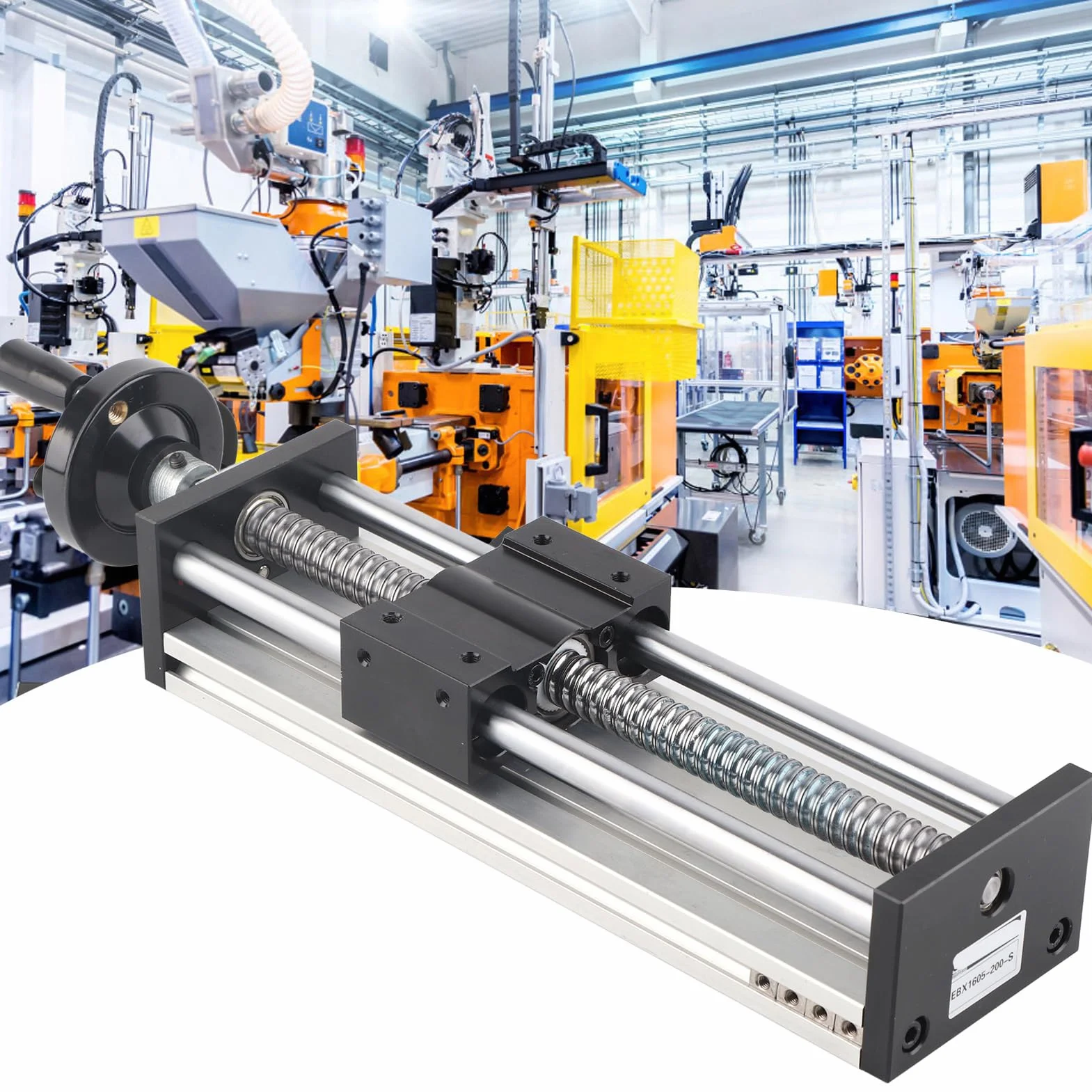 Prowadnica Liniowa 200 Mm, 2-osiowy Ręczny Silnik Stołu Przesuwnego, Prowadnice Liniowe do Drukarki 3D i Maszyny CNC(EBX1605)