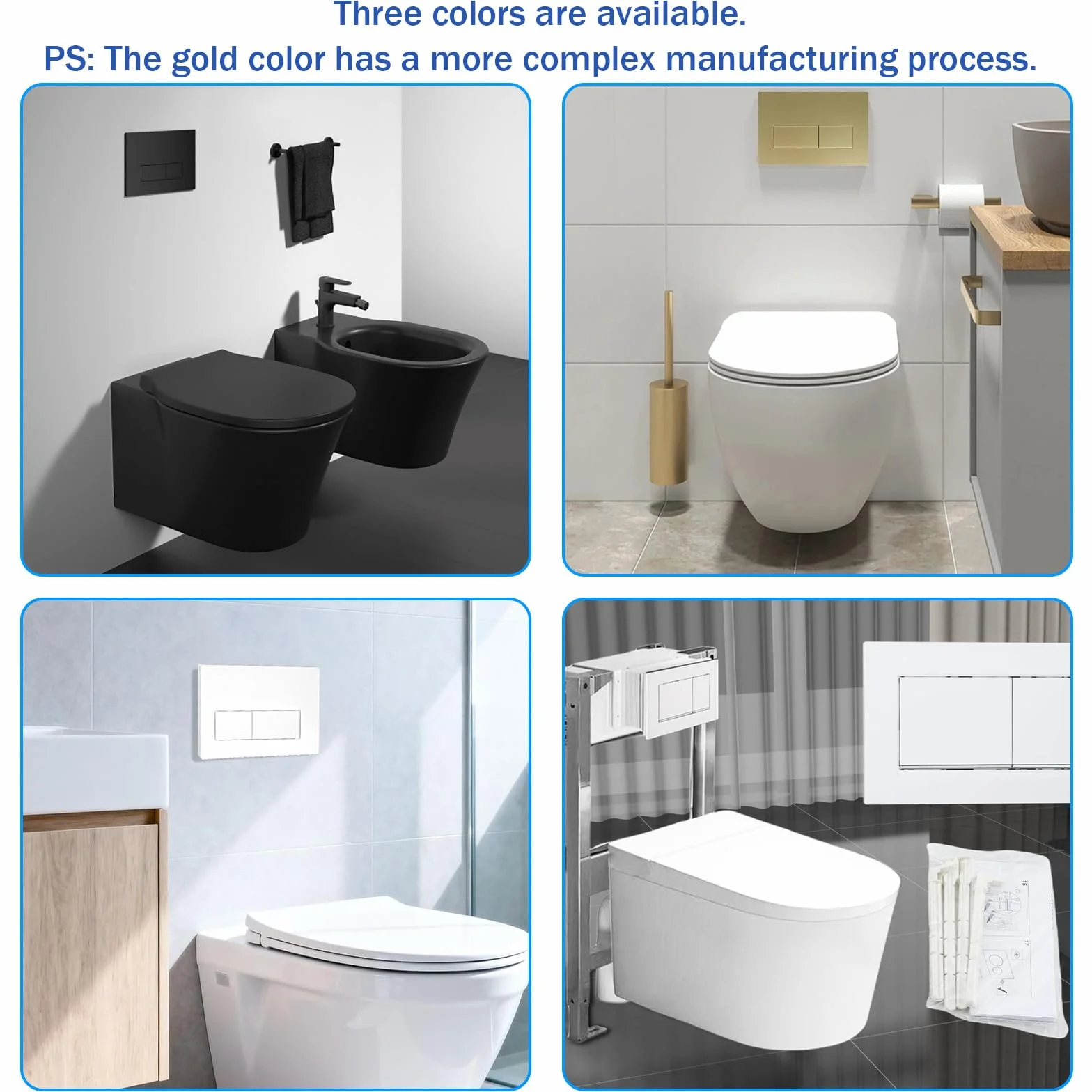 Płytka uruchamiająca do WC, 1 szt., płyta uruchamiająca do WC, kompatybilna z Geberit Duofix Sigma/Delta/BASIC płytka uruchamiająca do 2 spłukiwania, bezbłędne dopasowanie (złoty)