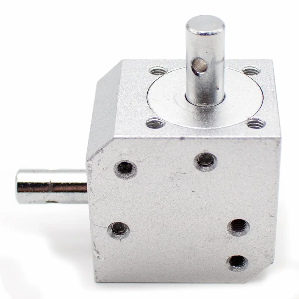Toplionace Kątowa Przekładnia Stożkowa Mini 1 Moduł 20 Zębów 90° Napęd Kątowy 1:1 Podwójny Wał 8mm