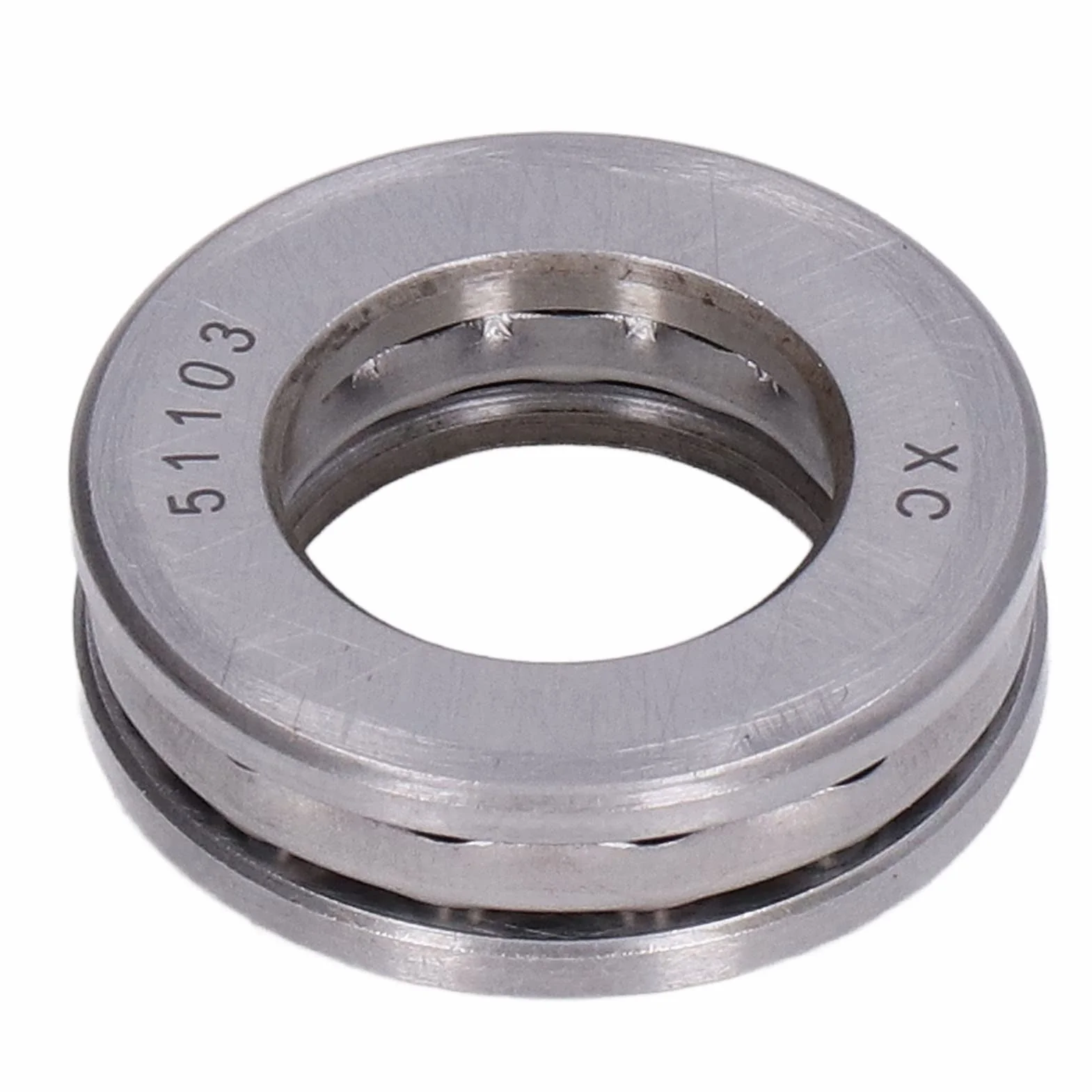Łożysko Kulkowe Wzdłużne Miniaturowe Osiowe Metalowe Zestaw 51103