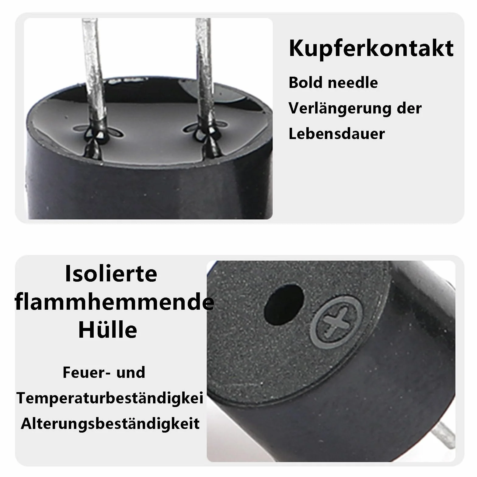 20 szt. 3 V Active Piezo Buzzer Alarm Czujnik, elektromagnetyczny beeper, aktywny alarm piezoelektryczny, do alarmu sygnałowego, 9 x 6 mm/9 x 5,5 mm