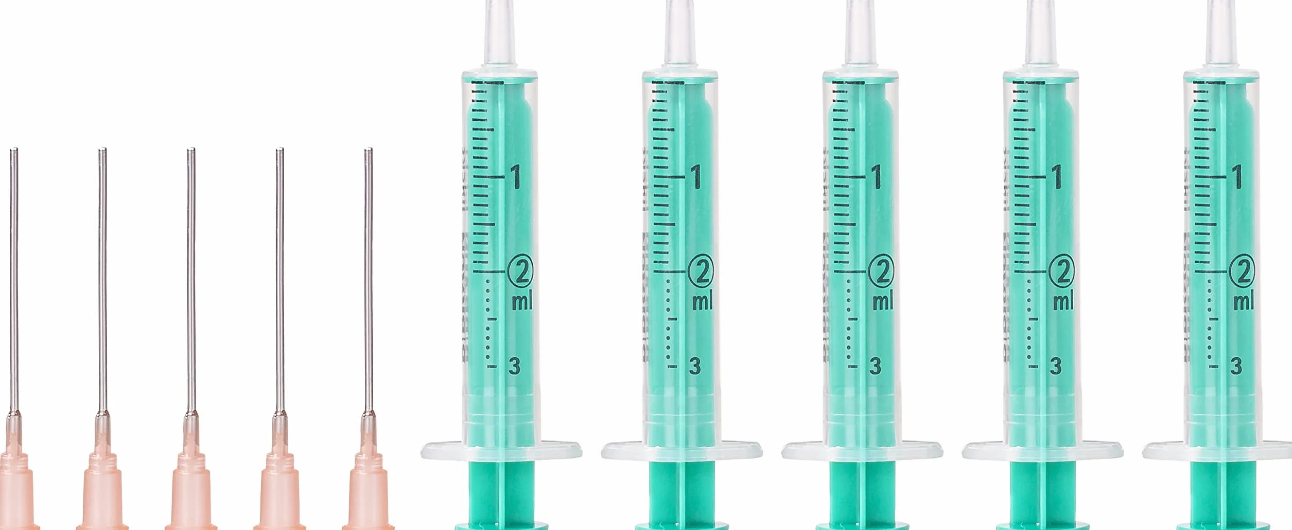 MedixX zestaw strzykawek z tępą igłą 2 ml 5 sztuk