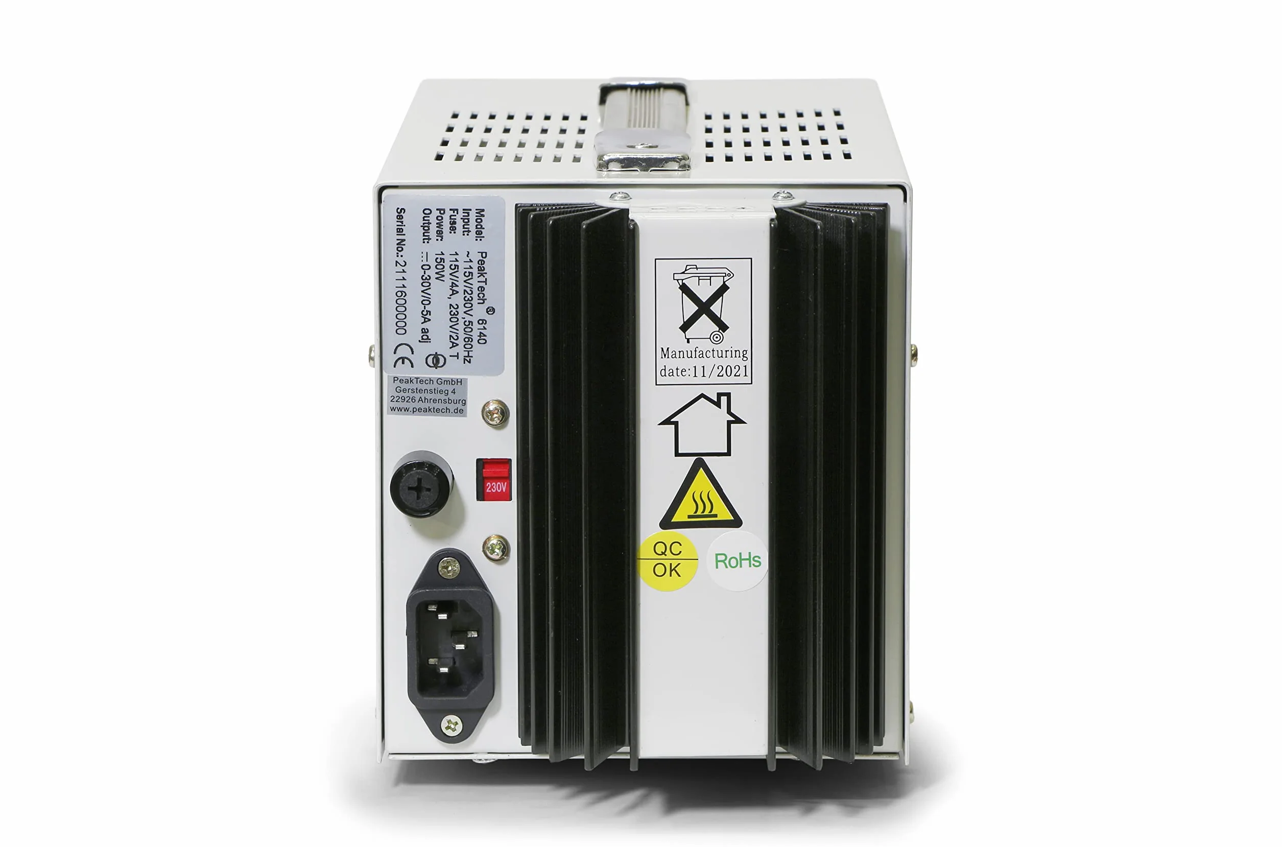 PeakTech P 6140 DC Linear Labornetzgerät 0-30 V 0-5 A