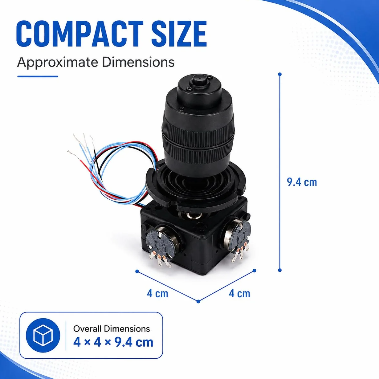 Uadme Potencjometr resetowania joysticka, JH-D400X-R4 10K potencjometry kołyskowe, kontroler przycisków do mobilnego systemu fotograficznego