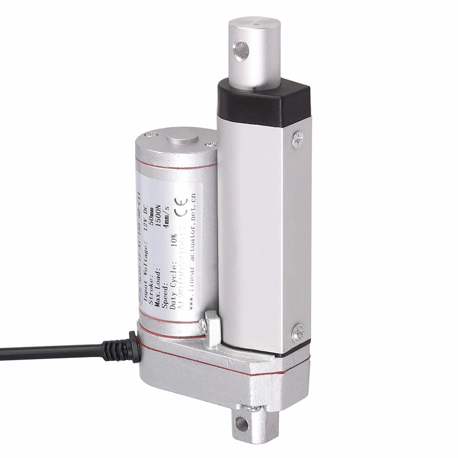 AUTOUTLET siłownik liniowy 150 kg 12 V DC 1500 N 50 mm elektryczny