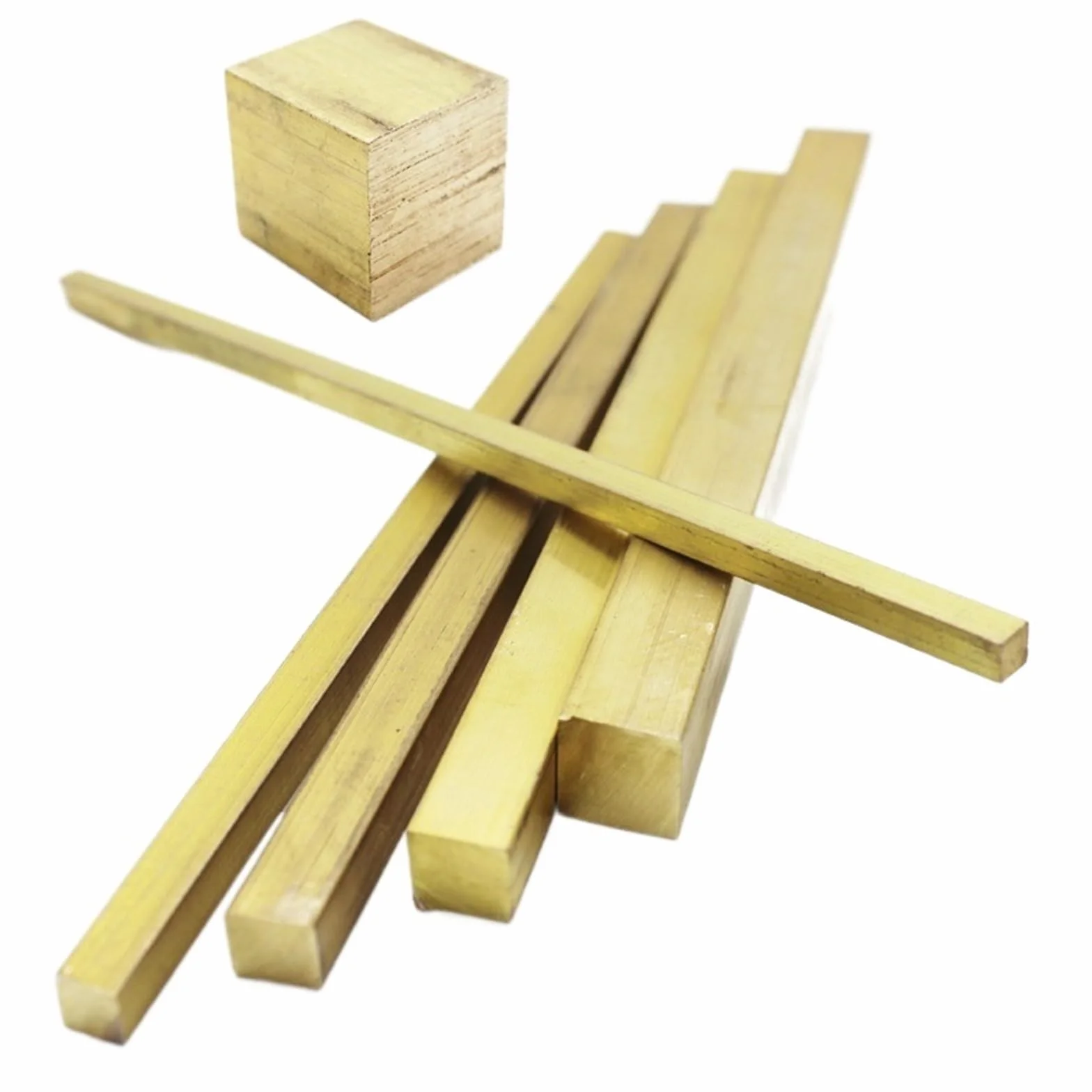 Mosiężny blok kostkowy 40x40x40 mm płyta metalowa pręt czworokątny materiał budowlany