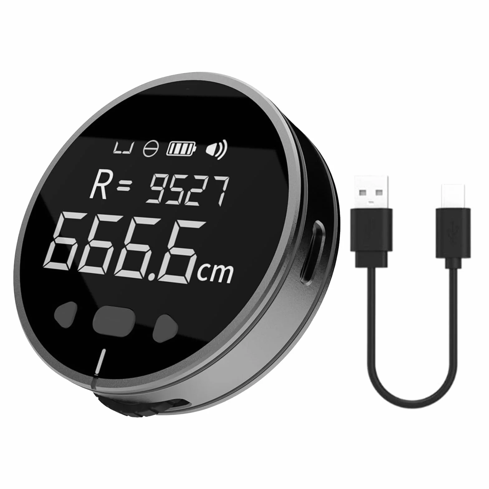 Cyfrowa Miarka Elektroniczna z Wyświetlaczem LCD 328FT do Pomiaru Odległości