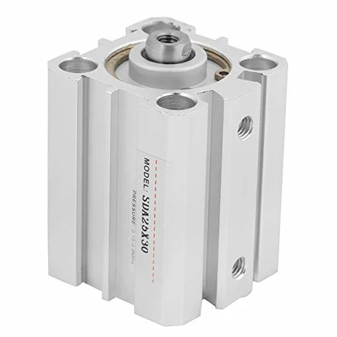 Siłownik Pneumatyczny SDA 25x30 Skok 25mm ID 30mm Kompaktowy Aluminiowy Podwójne Uszczelnienie Dwustronnego Działania Cylinder