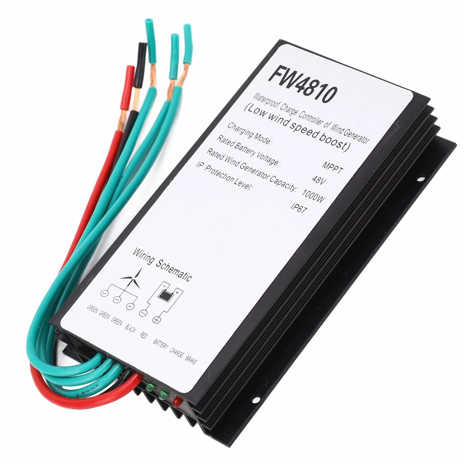 FW4810 1000W Kontroler ładowania Wiatru MPPT Kontroler 48V IP67