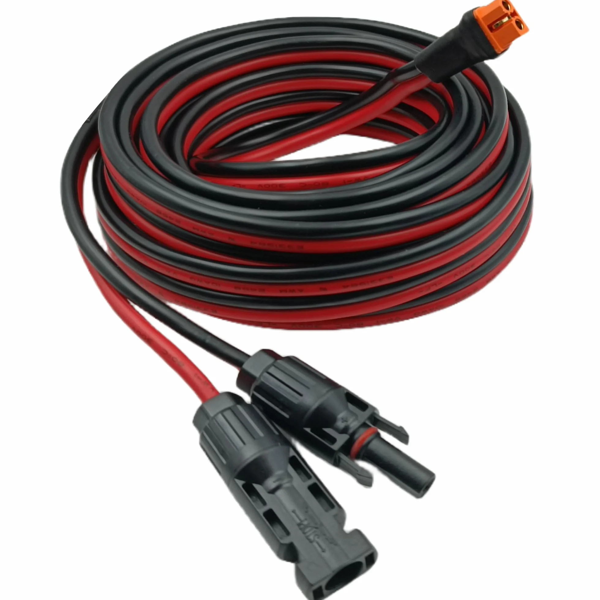 Kabel solarny XT60i 10AWG 6mm² Przedłużacz Adapter do Ecoflow Delta River Powerstation 7,62m