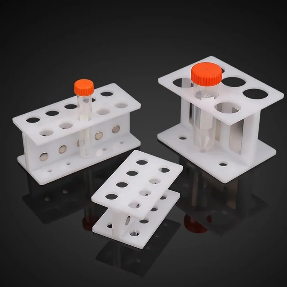 Szkło laboratoryjne Stojak na materiały laboratoryjne do ekstrakcji magnetycznych probówek wirówkowych. Stojak na magnetyczne probówki wirówki (10-15ml-8holes)