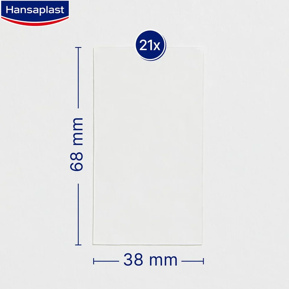 Hansaplast Plaster na blizny 21 sztuk 3,8 cm x 6,8 cm