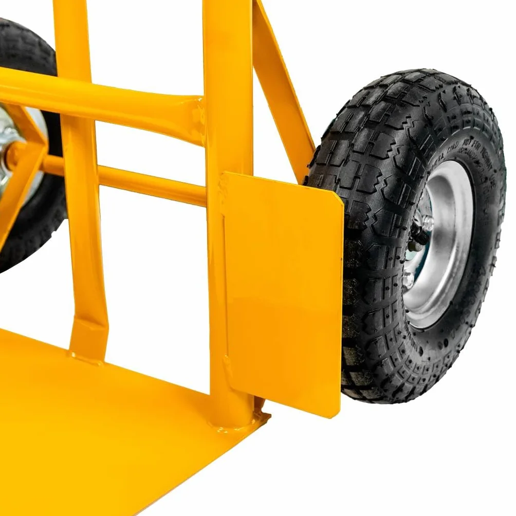 Mega-M Wózek transportowy 2 w 1 250KG rozkładany żółty