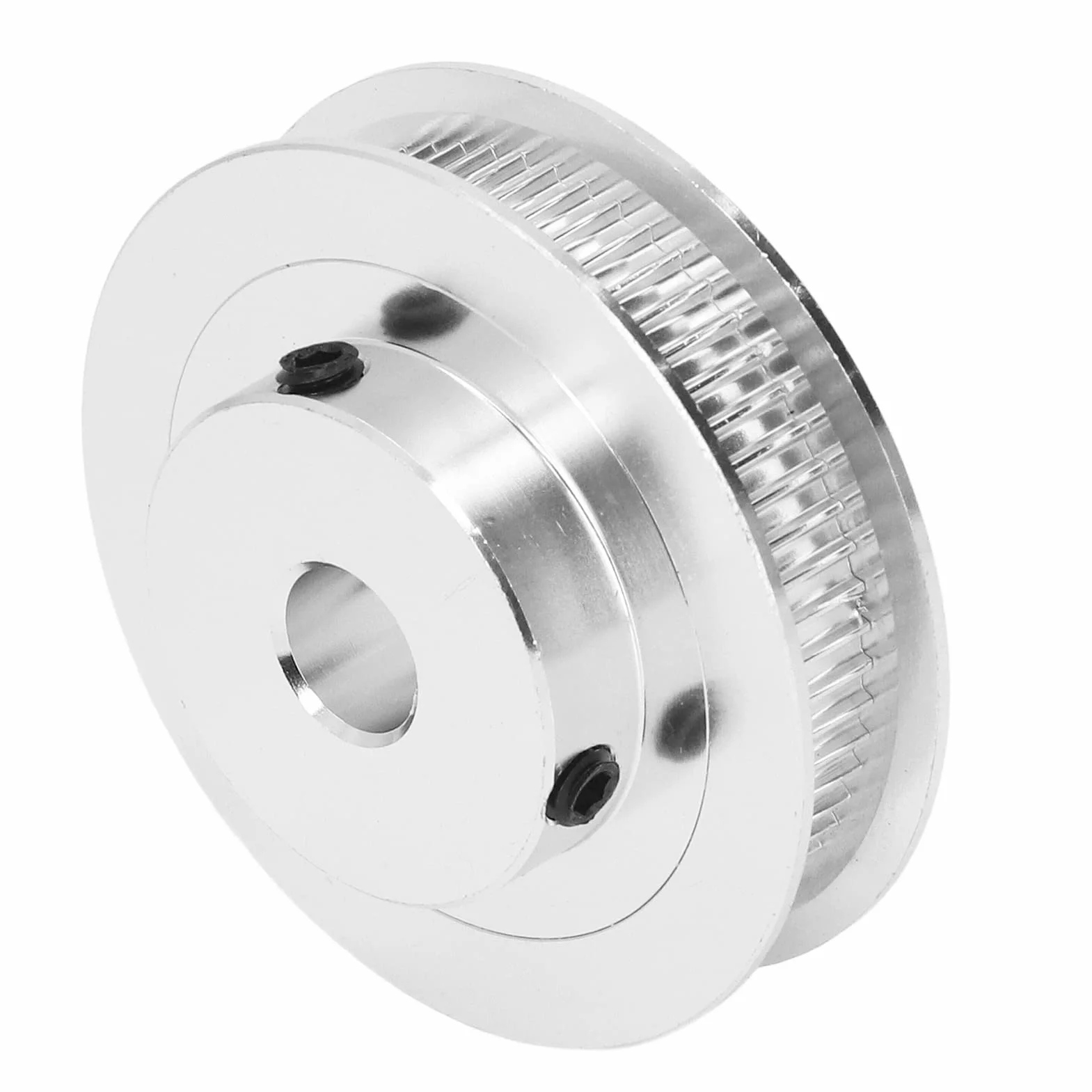Koło Synchroniczne 2 Zestawy kół Pasowych Rozrządu ze Stopu Aluminium 200 mm 6 mm Pasek Długość Otwór 8 mm dla Silnika Spalinowego Koła Pasowe do Przekładni