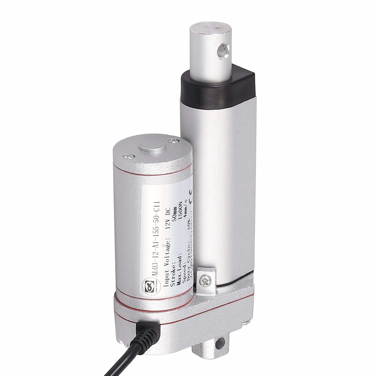 AUTOUTLET siłownik liniowy 150 kg 12 V DC 1500 N 50 mm elektryczny