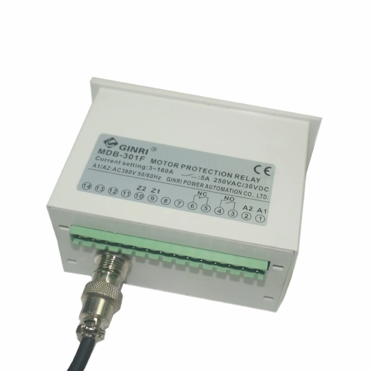 MDB-301F 3-fazowy przekaźnik prądowy ochrona silnika AC220V 3-160A