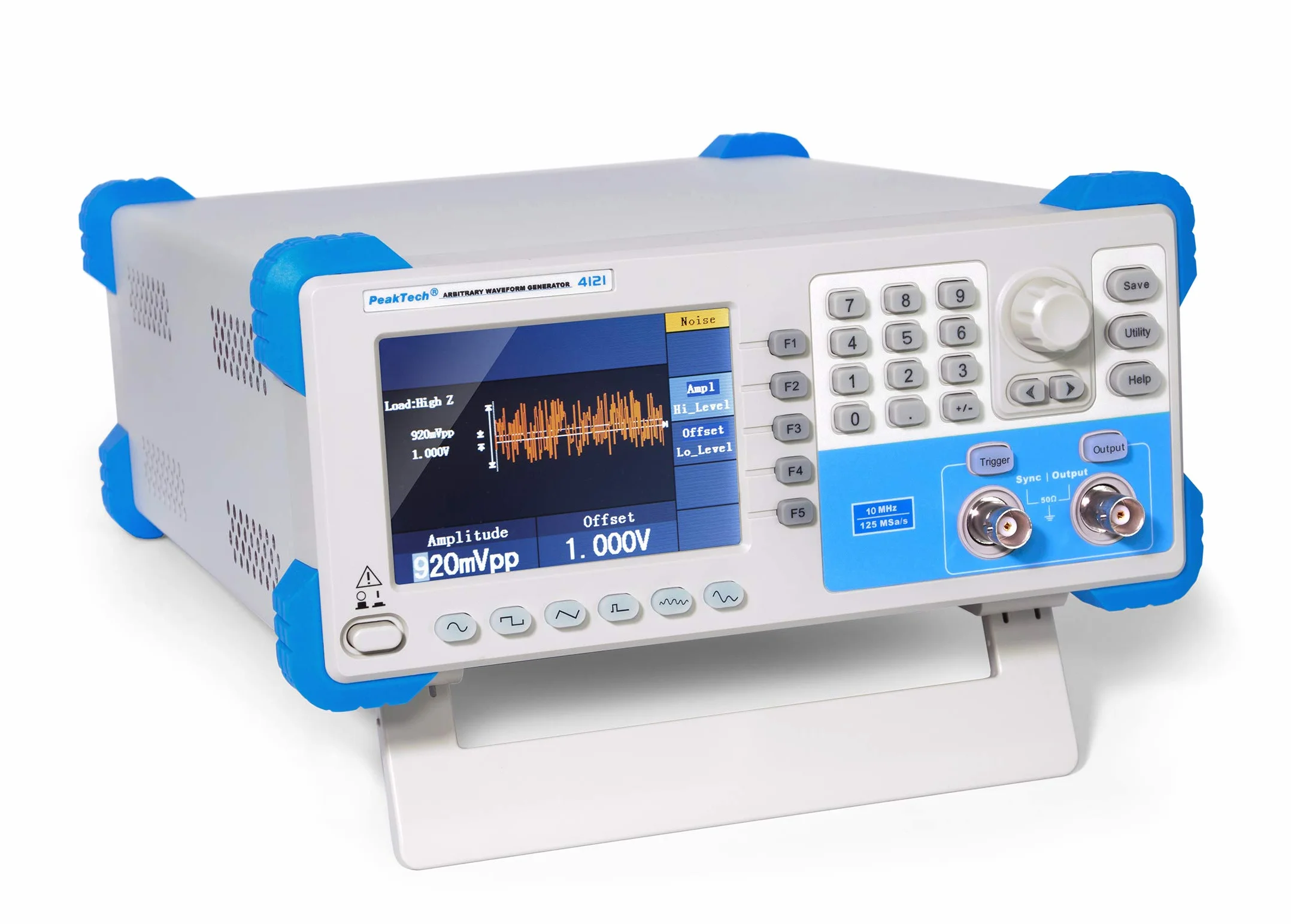 PeakTech P 4121 Generator sygnałów arbitralnych 1 µHz - 10 MHz TFT