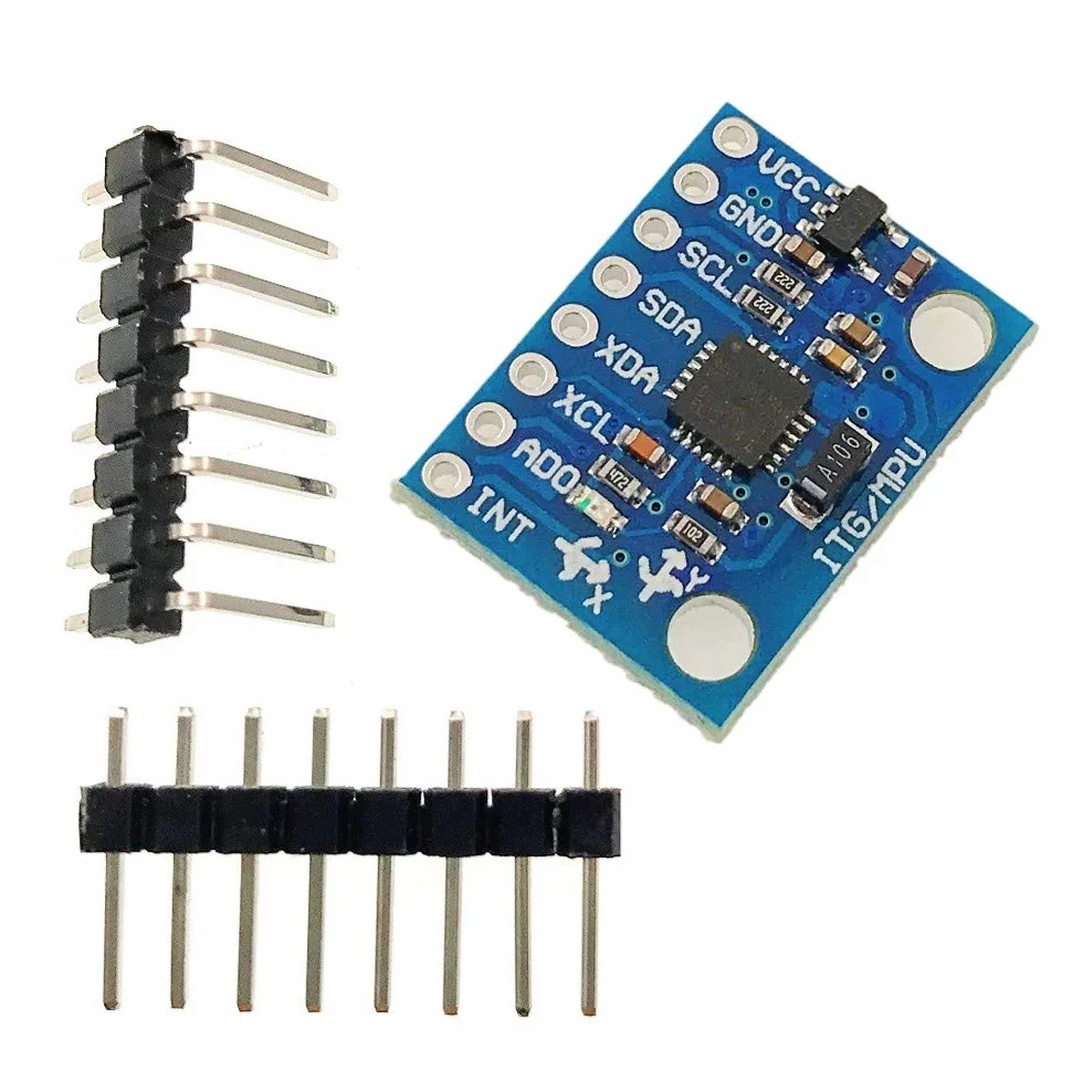 GY-521 MPU-6050 6DOF moduł 3-osiowy żyroskop akcelerometr czujnik nachylenia do Raspberry Pi Arduino
