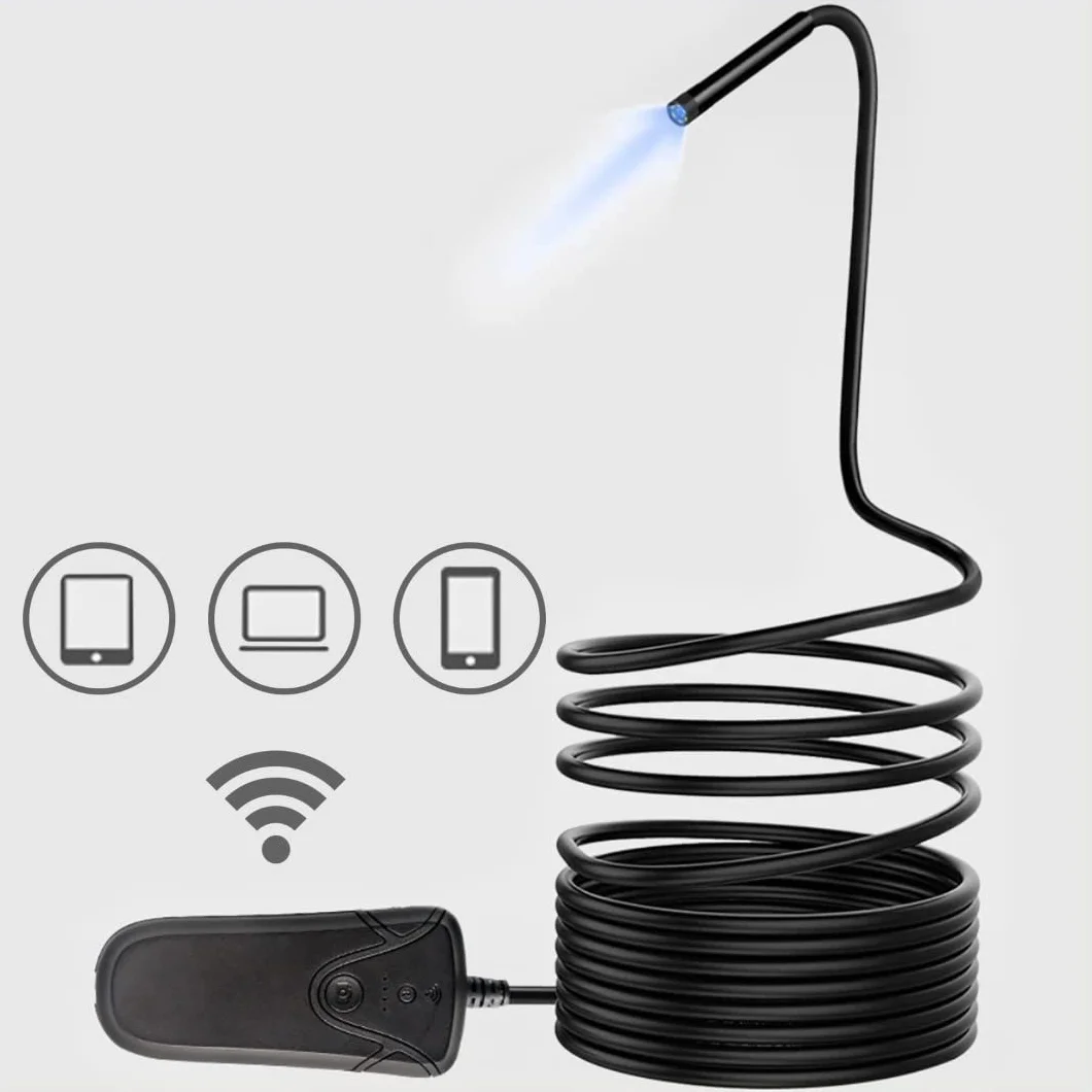 KS Tools 550.7560 Zestaw wideoskop wi-fi Ø 5,5 mm 0° sonda z kamerą przednią HD, 5-szt