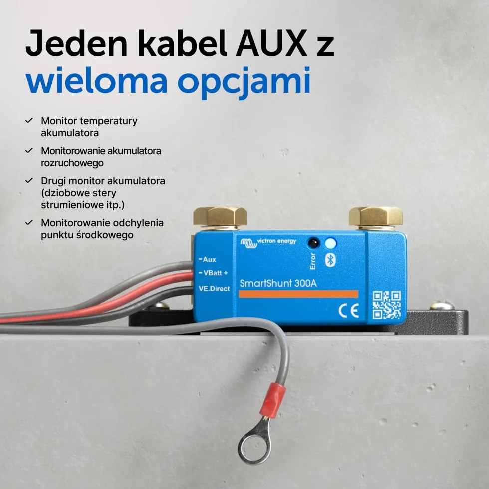 Victron Energy SmartShunt IP65 300 amp Monitor Akumulatorów (Bluetooth)