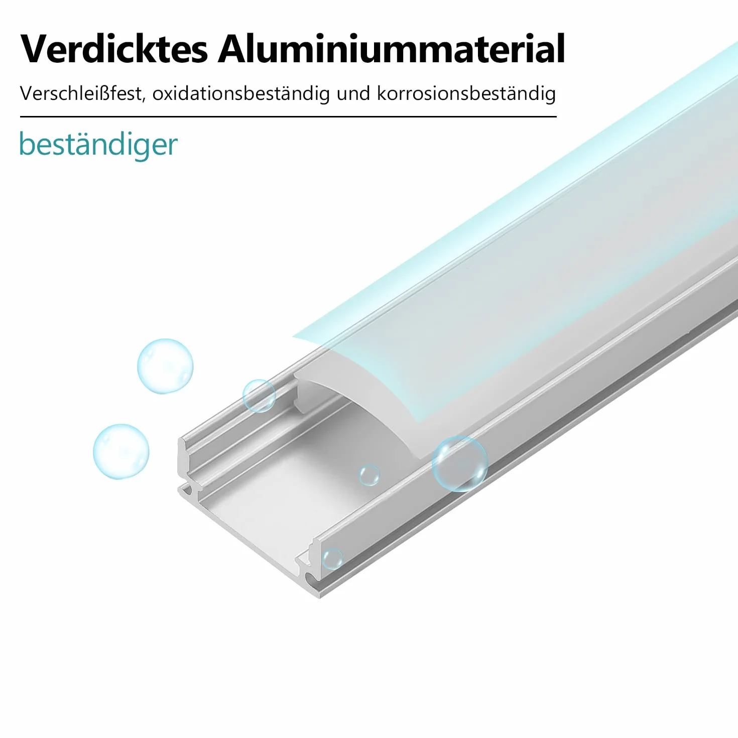 Profil aluminiowy LED 10x1m kanał do taśm LED do 12,5mm