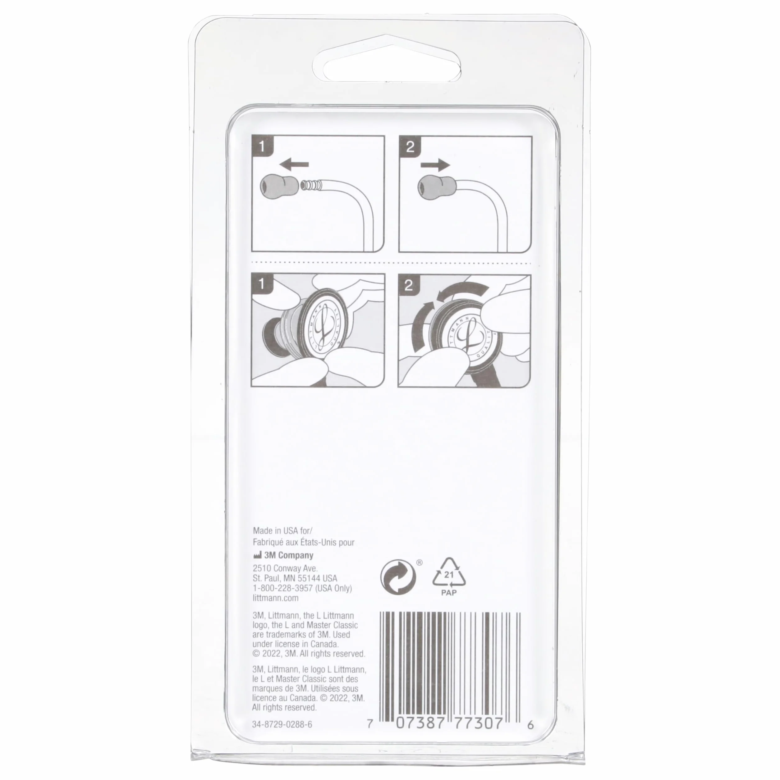 3M Littmann Zestaw części, Master Classic, czarny, 40022