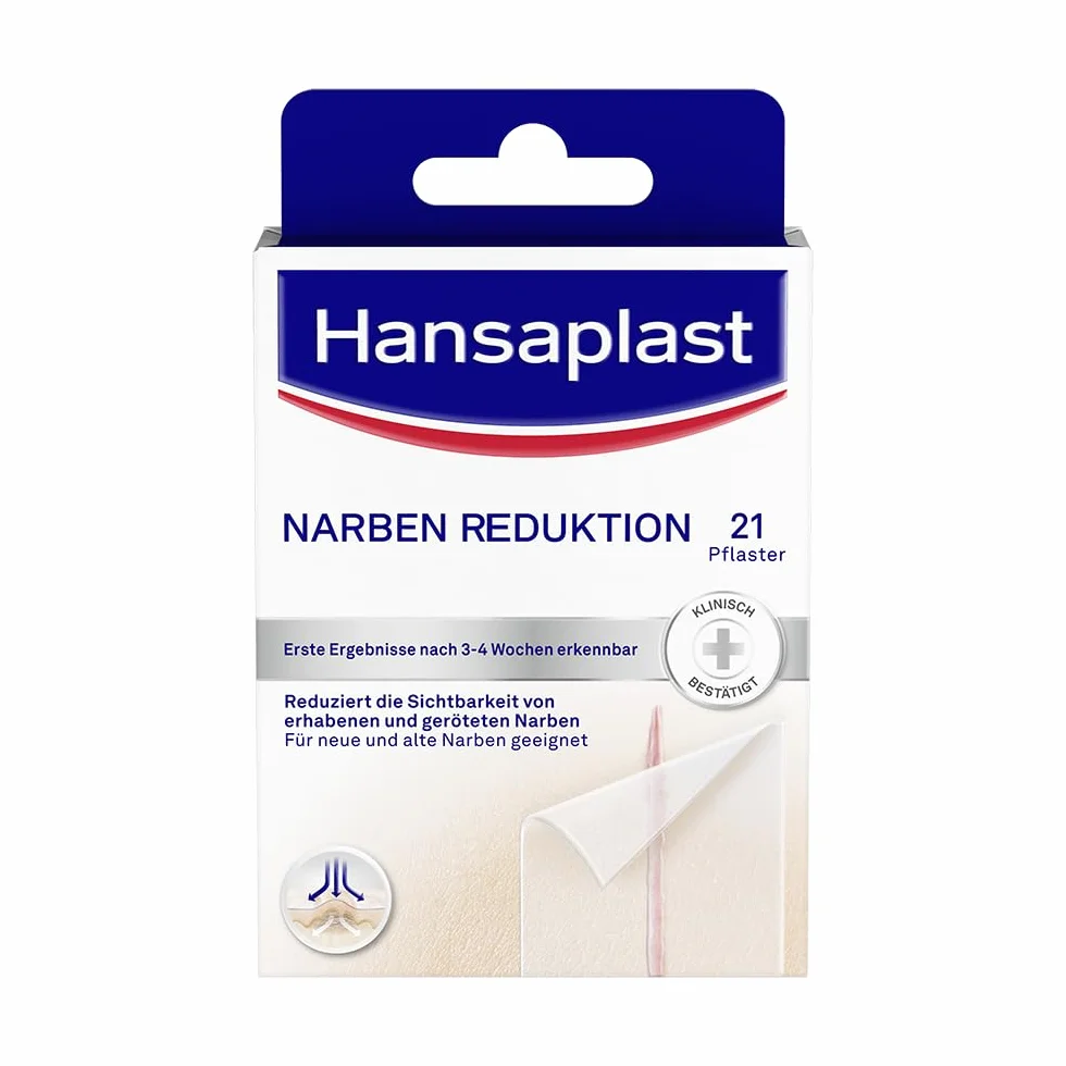 Hansaplast Plaster na blizny 21 sztuk 3,8 cm x 6,8 cm