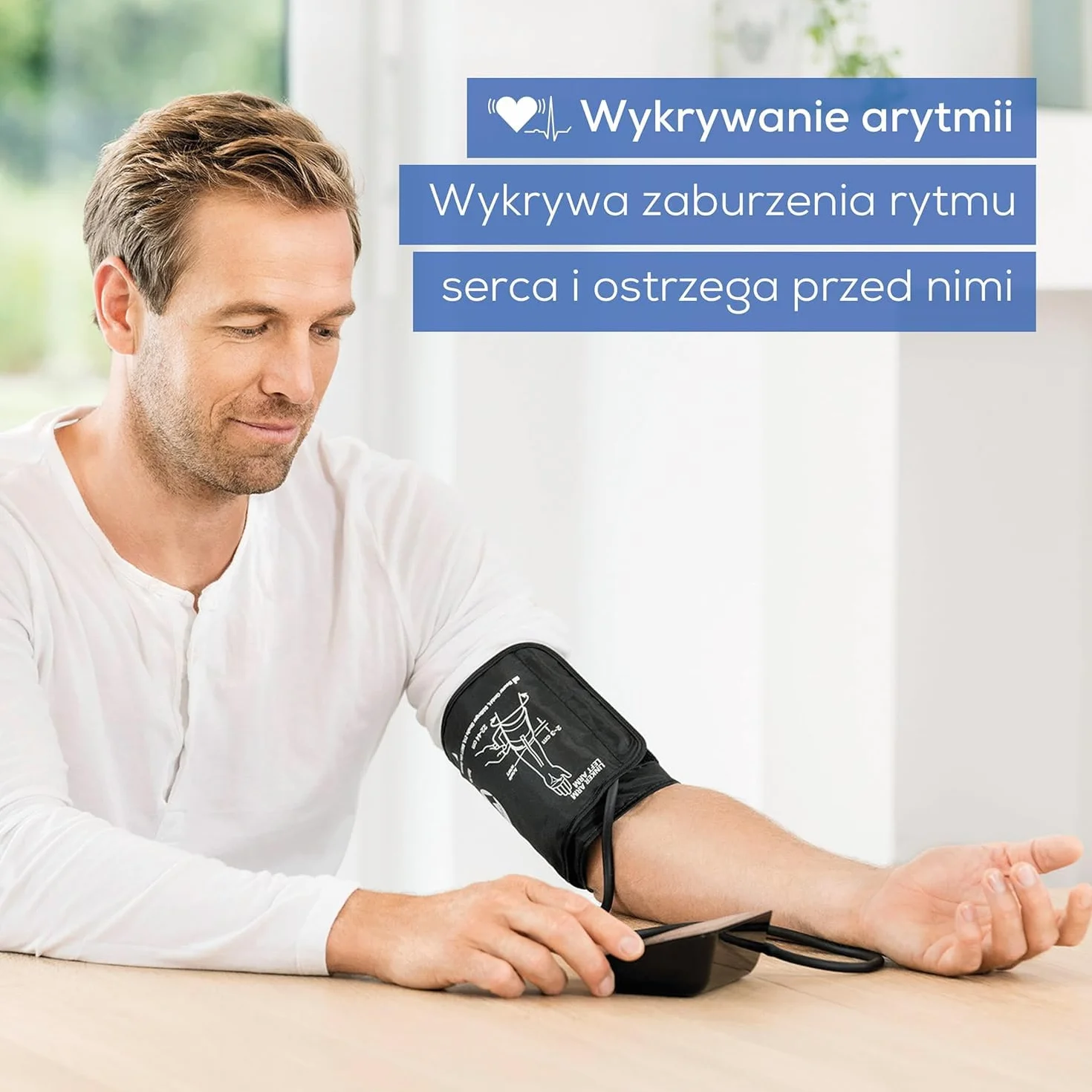 Beurer BM 54 Ciśnieniomierz naramienny, wyświetlacz XL, wykrywanie arytmii, mankiet 22-44 cm