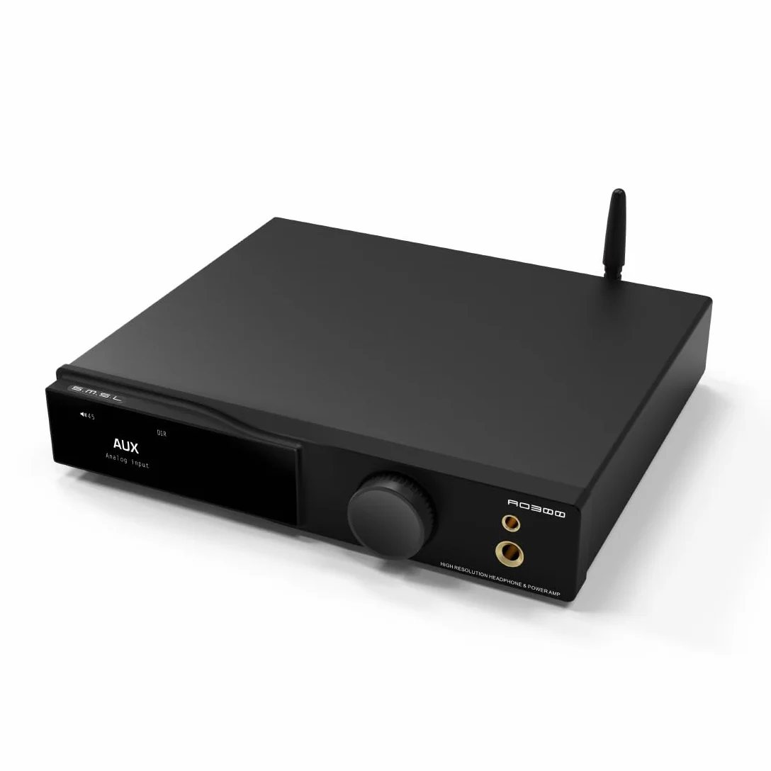 SMSL AO300Pro Power Amplifier DAC Headphone Amp 2.1CH 165Wx2 with MA5332MS IC MQA MQA-CD DAC CS43131 IC 4.4mm/6.35mm 768K/32Bit XMOS XU316 USB/BT5.3/Coax/Opt/RT CA/HDMI(eARC) wzmacniacz wejściowy