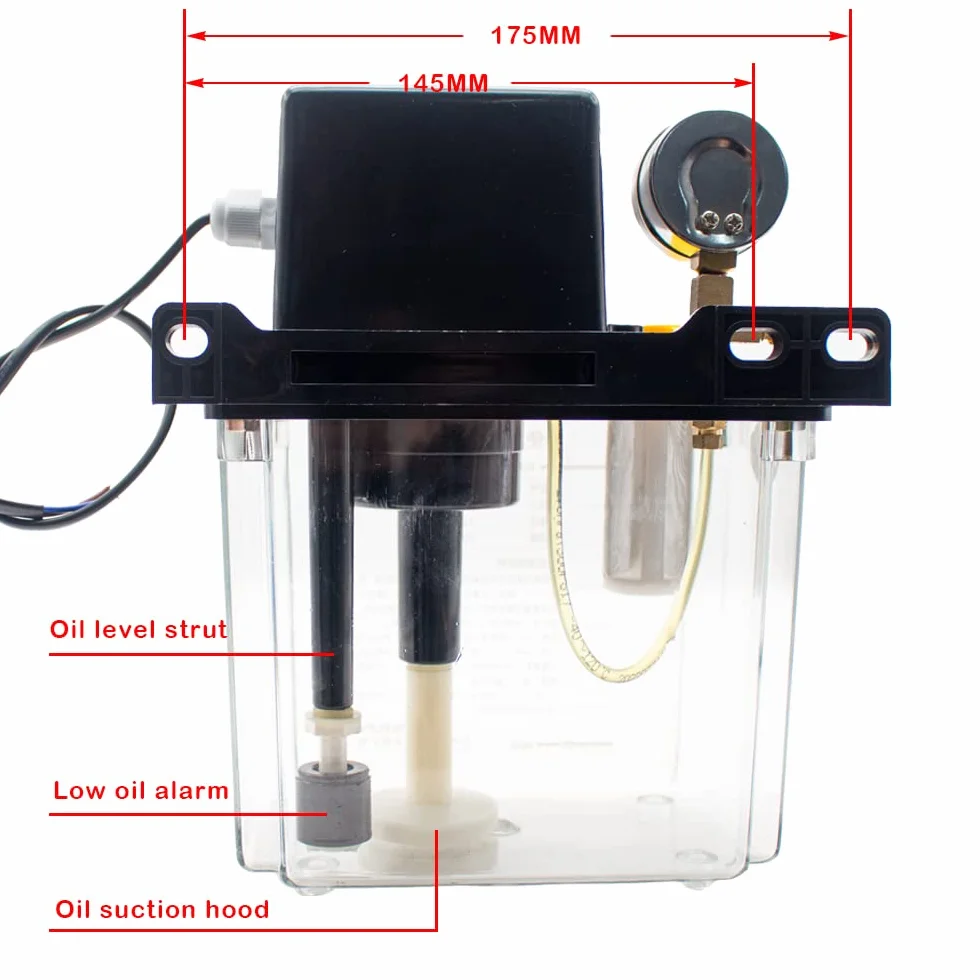 Automatyczna pompa smarująca 220 V elektromagnetyczna pompa olejowa 2L