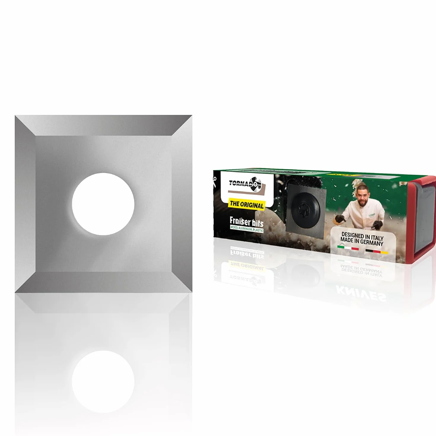 Fraiser Płytki obrotowe HM/Widia do frezarki czołowej Tornado 10 sztuk 12 x 12 mm