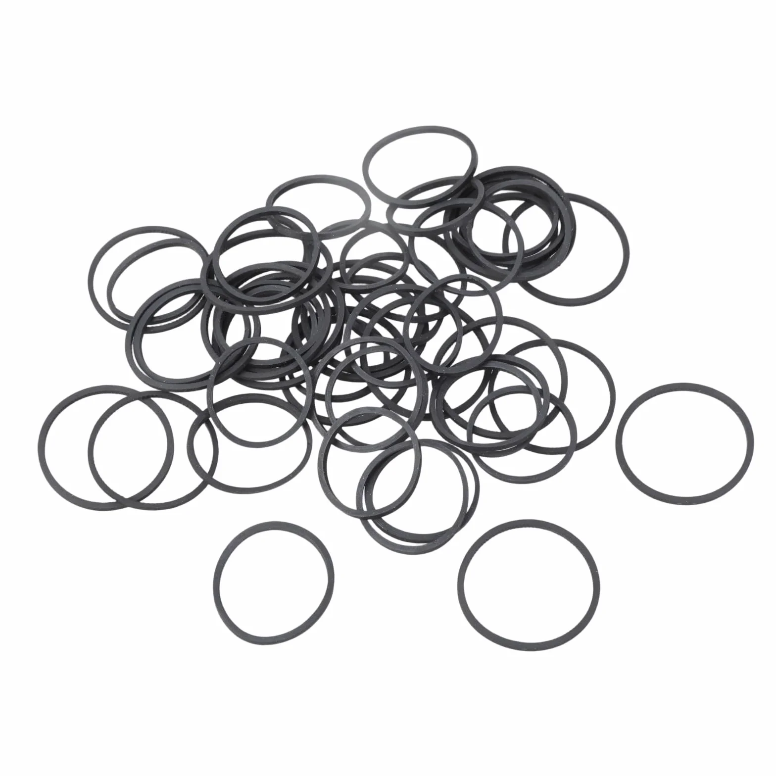 Kwadratowe gumowe paski o długości 30-40 mm do nagrywarek dyskowych i przenośnych odtwarzaczy 1,2 mm szerokość paska gracza 50 szt. Mix kaset taśmowych pasów napędowych