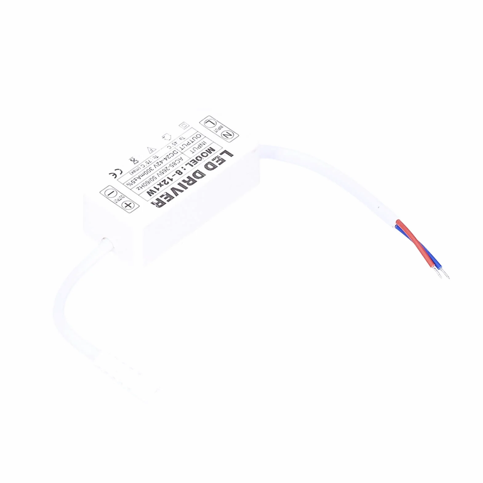 Transformator LED, Sterownik LED Transformator Stałoprądowy 300 MA DC24-42V Sterownik Zasilacza Lampy Adapter AC85-265V do Oświetlenia LED, Sterownik LED