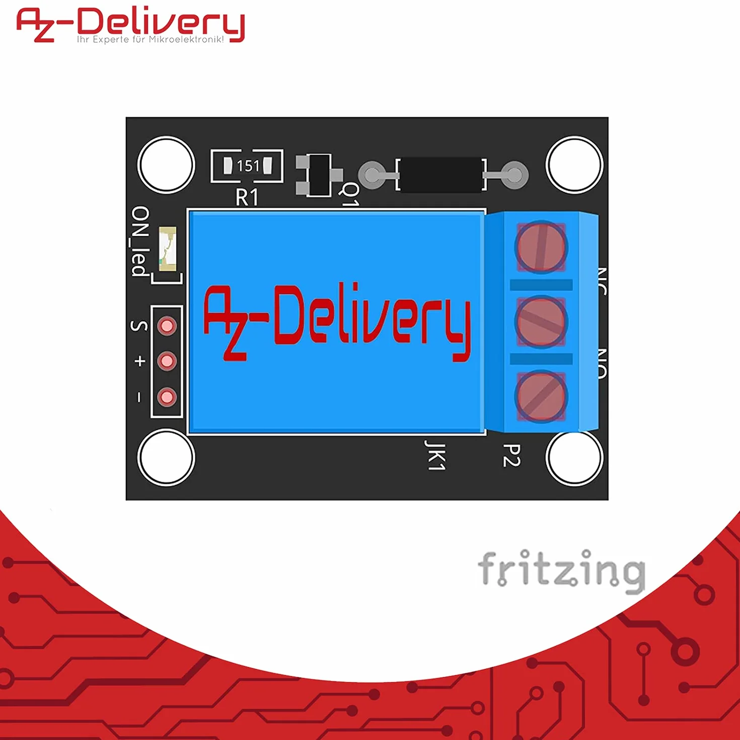 AZDelivery 3 x 1-przekaźnik 5V KY-019 moduł wyzwalacza wysokiego poziomu, kompatybilny z Arduino i Raspberry Pi wraz z e-bookiem!