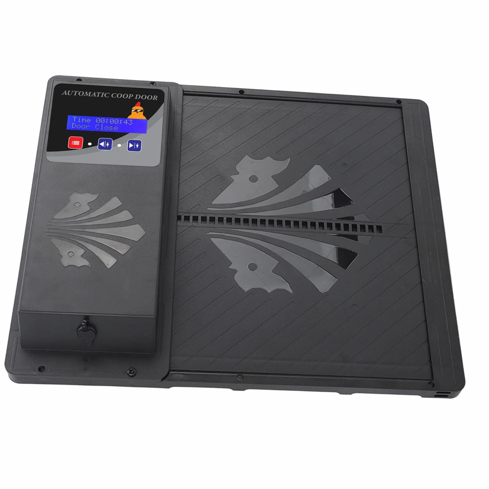Automatyczne Drzwi do Kurnika z Timerem USB Czarny