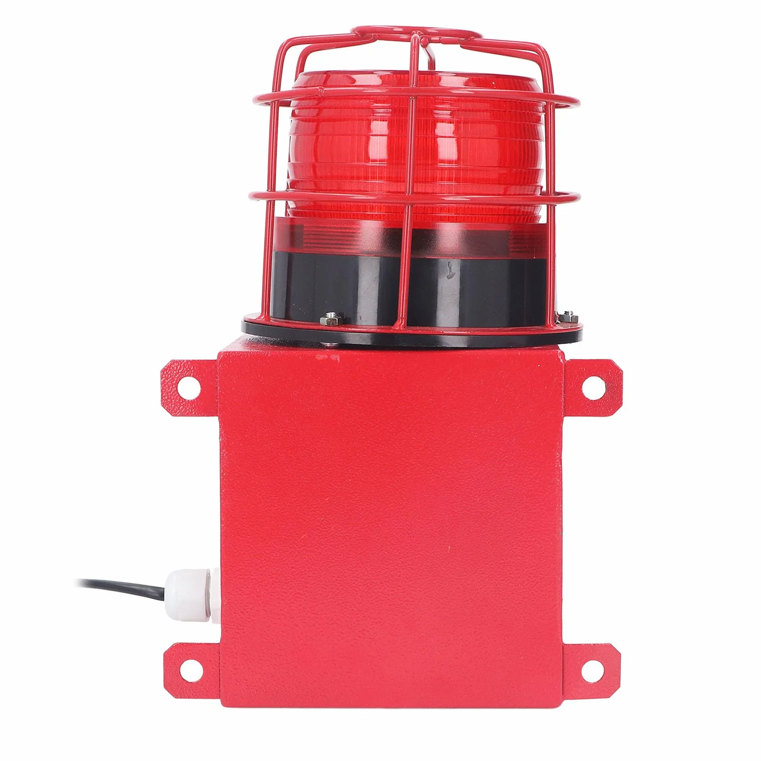 Alarm Siren IP65 Waterproof LED Strobe 220V Stop Aluminium PVC