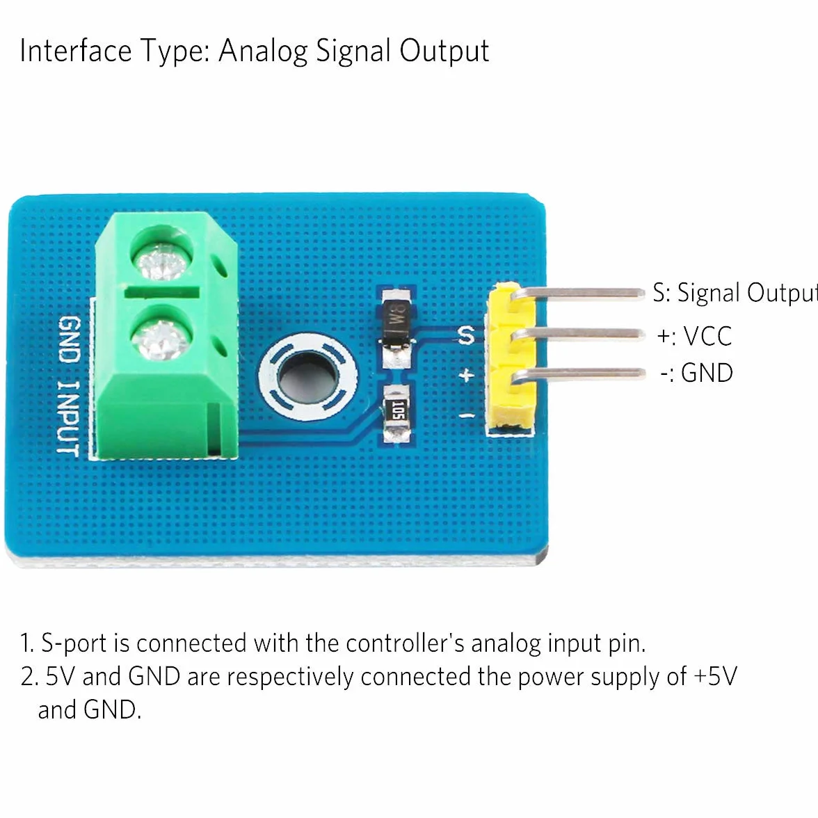 Piezoelektryczny czujnik wibracji 3,3 V/5 V moduł analogowy do Arduino + Kabel Dupont żeński 3-pin