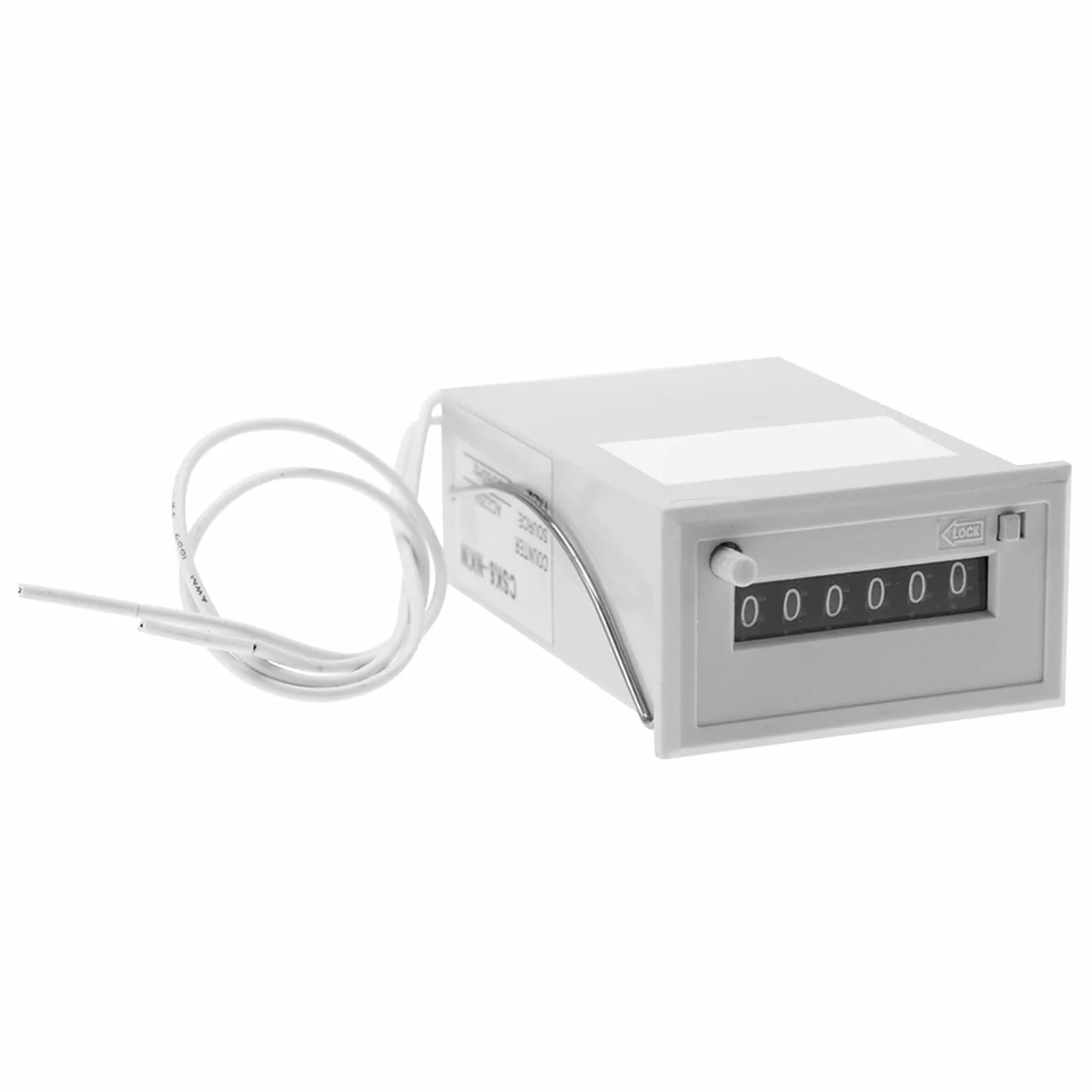 Agatige Licznik elektromagnetyczny CSK6-NKW 6-cyfrowy AC220V/AC110V/DC24V/DC12V