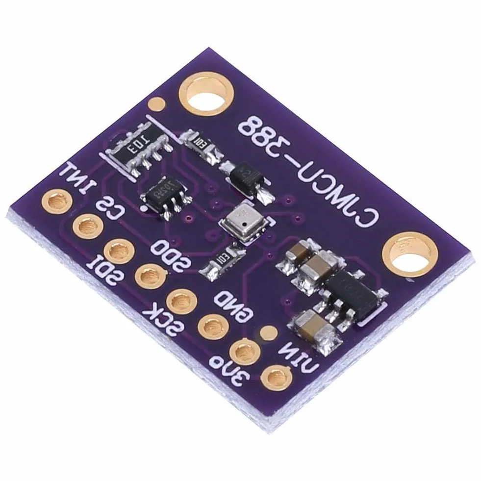 Cyfrowy czujnik ciśnienia powietrza 24-bitowy niski poziom hałasu CJMCU-388 BMP388 Interfejs I2C kompatybilny z Arduino,