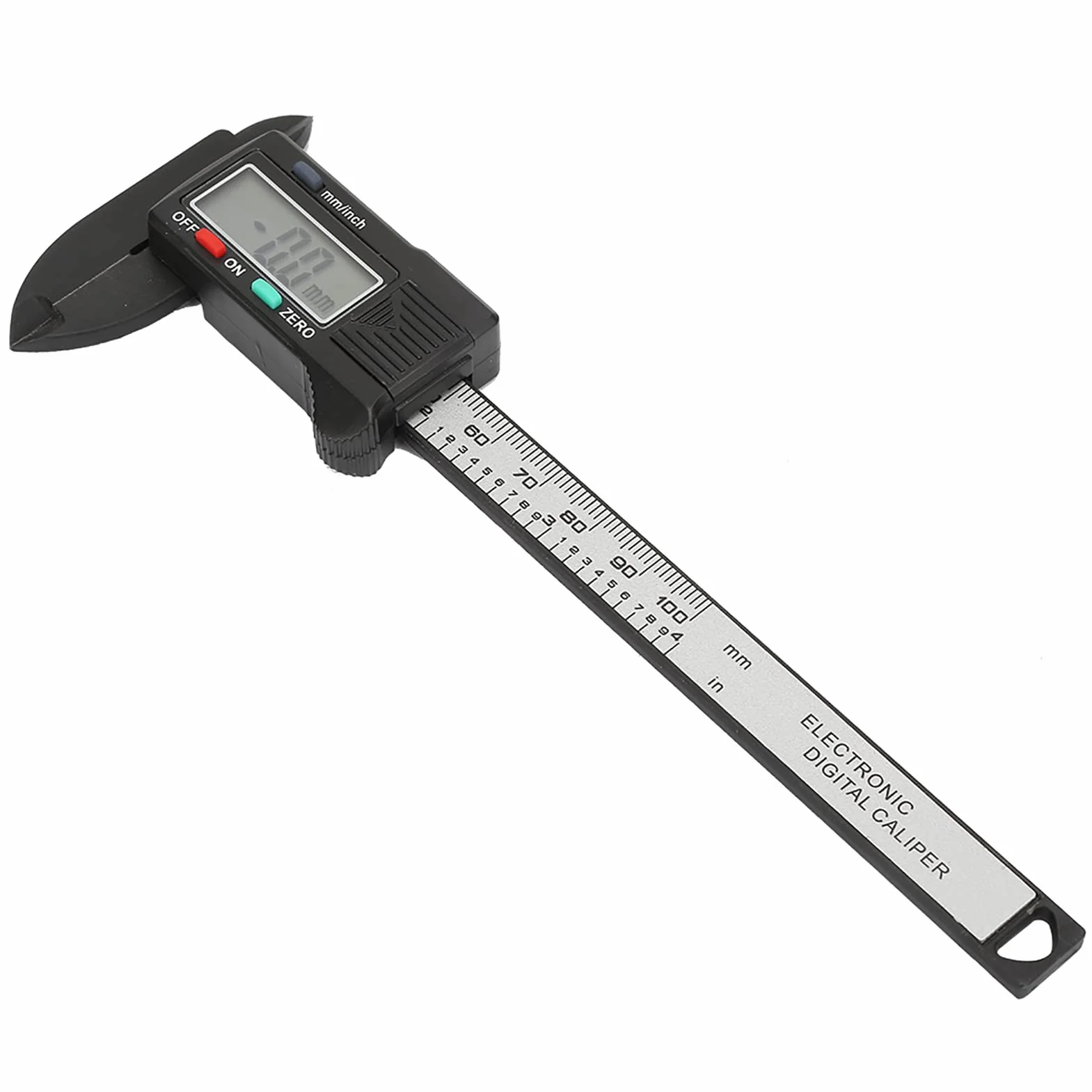 Paquimetro Cyfrowa Suwmiarka Z Włókna Węglowego 100 mm Duży Ekran LCD