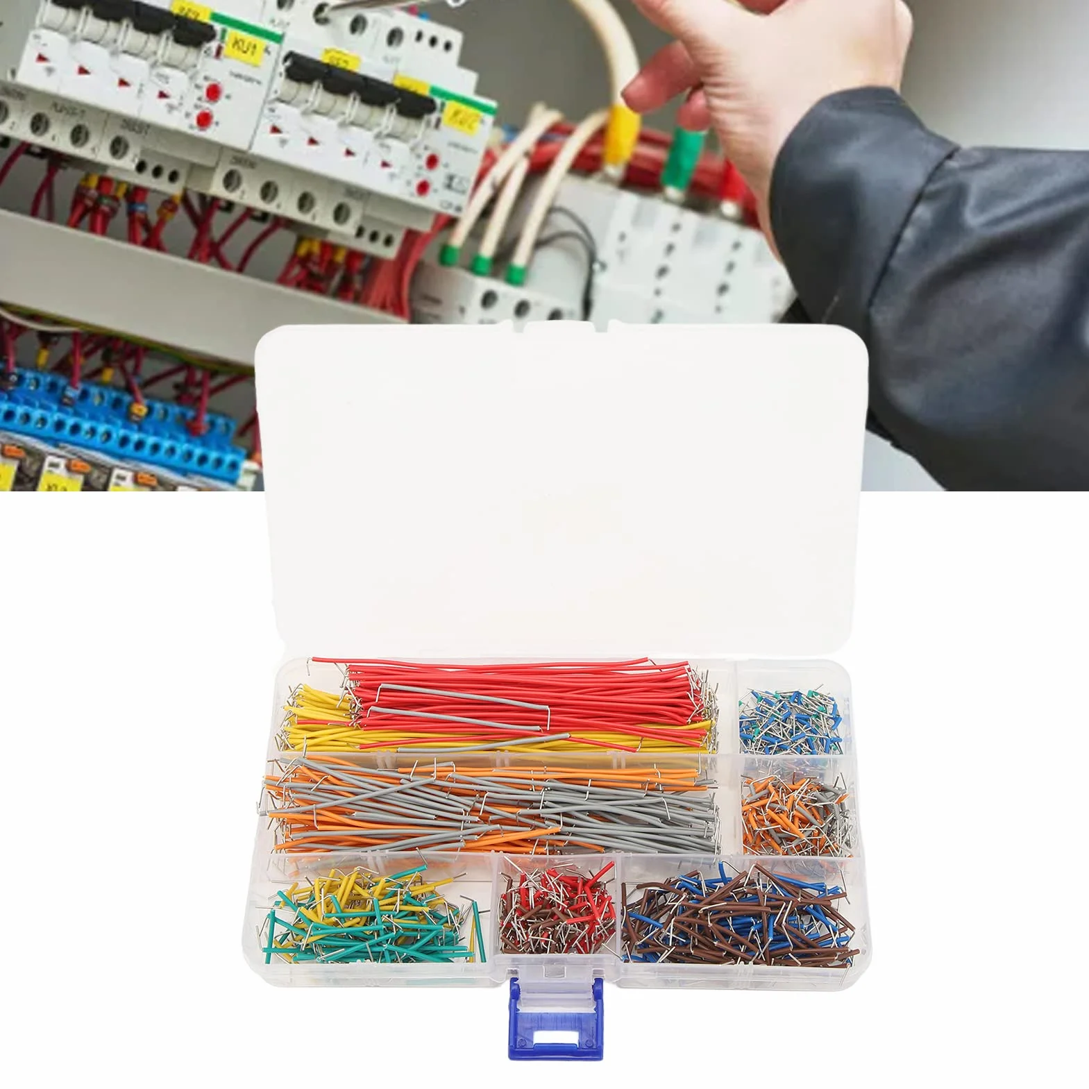 Zestaw Przewodów Rozporowych Miedziany Elastyczny Kabel Zworki Breadboard 840 SZTUK